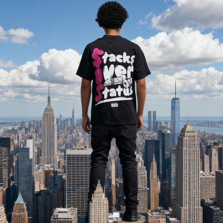 Stacks Over Status (Oversized Fit)